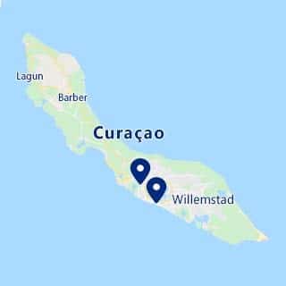 Pandora Stores on Curacao Map